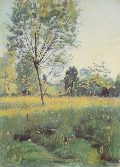 Die goldene Aue von Ferdinand Hodler